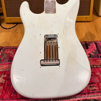 Stratocaster - “1956” replica Fender Custom Shop Body Sonic Blue Klein 56 epic replica pickups/ Fender vintage ‘56 RI AVRI neck image 2