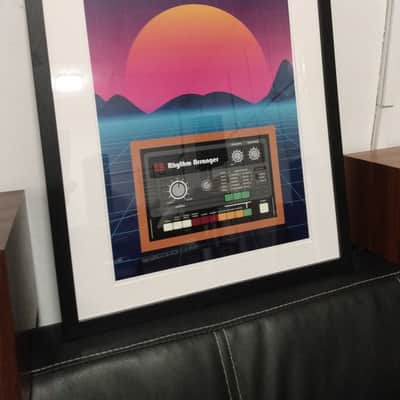 Minimal Print Art Poster Roland TR-66