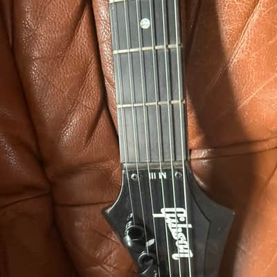 Rare Gibson: 1996 M-III All American - triple humbuckers in ebony, with matching Steinberger gearless locking tuners and locking trem. image 21