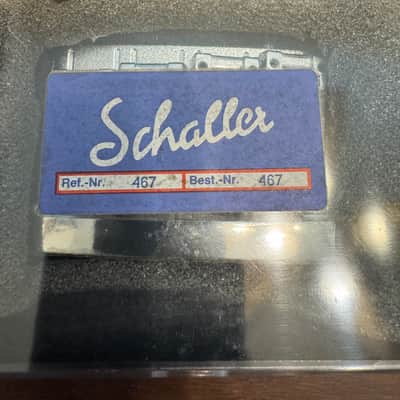 NOS Schaller 3-D adjustable 4-String Bass Bridge circa 80's image 5