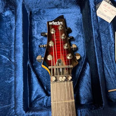 Schecter Demon-7 2022 - Crimson Red Burst image 4
