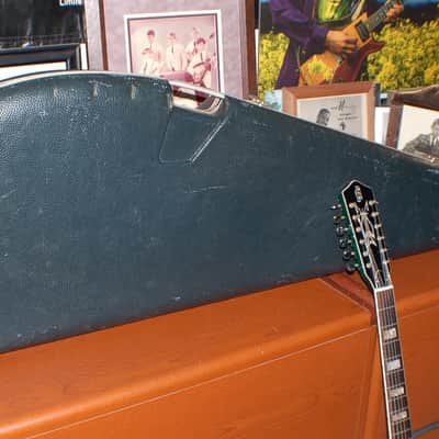 Video Demo 1966 JG Julio Giulietti Hollow Body GREEN 12 String Guitar Original Hard Shell Case image 13