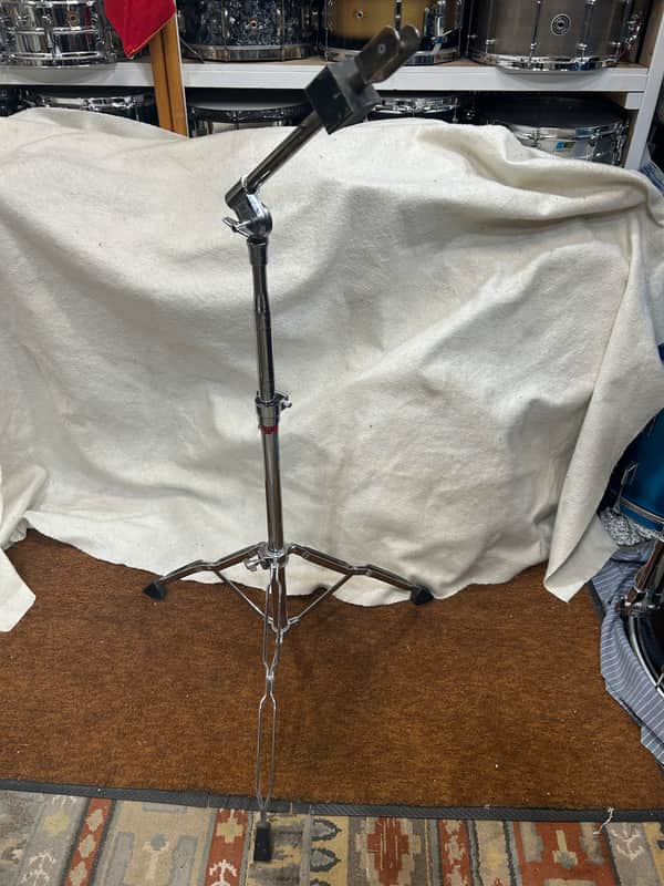 Tama Red Label Double Tom Clip Mount Stand (1274-TTS-186) 80's - chrome image 1