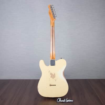 Fender Custom Shop 52 Telecaster Heavy Relic Guitar - Aged Vintage White - CHUCKSCLUSIVE - #R127109 image 6