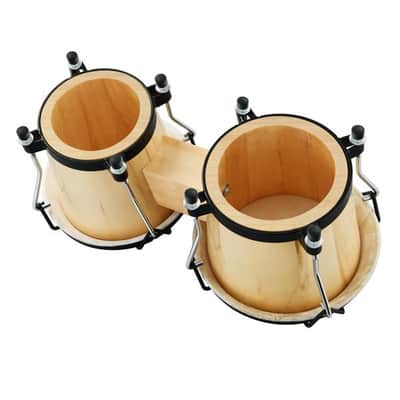 Wood 6" + 7" Bongo Drum with Soft Case (Bag) image 4