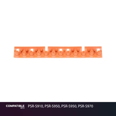 Yamaha 12-Key Rubber Contact Strip for PSR-S910, PSR-S950, PSR-S950, PSR-S970