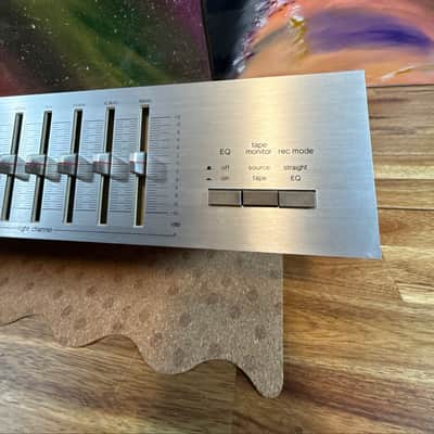 Technics SH-8025 Dual 7‑Band Stereo Graphic Equalizer Silver Face player image 11