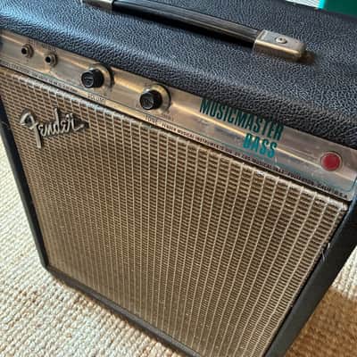1973 Fender Musicmaster Bass 12-Watt 1x12" Bass Combo 1970 - 1980 - Silverface image 7