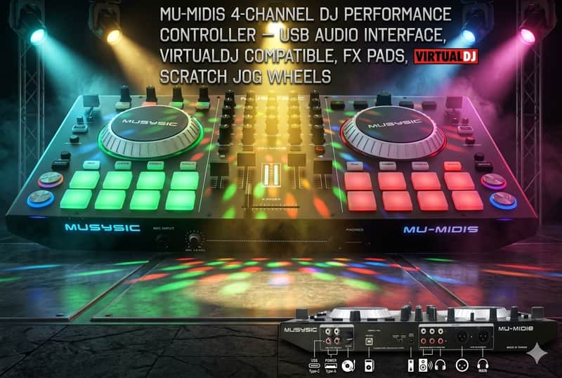MU-MIDI9 4 CHANNELS 2025 (BRAND NEW) image 1