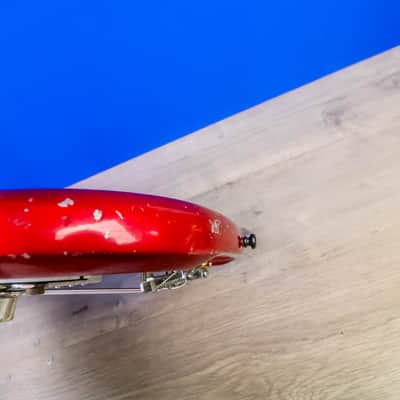 Teisco Spectrum EB-120 1960s Bass - Candy Apple Red image 16