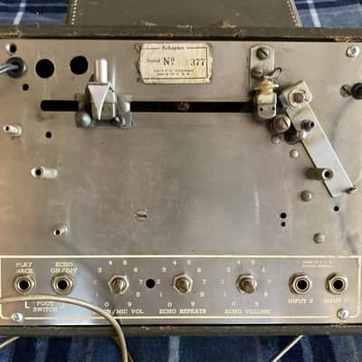 1960/1964 ECHOPLEX EP-1 Tube Tape Delay Echo Reverb, small box, pre-Maestro 1 of first 500 made, Serial #377 image 5