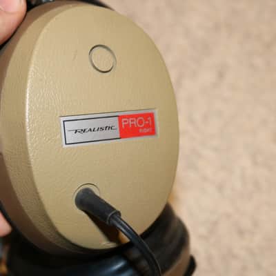 Vintage Realistic Pro Headphones image 5