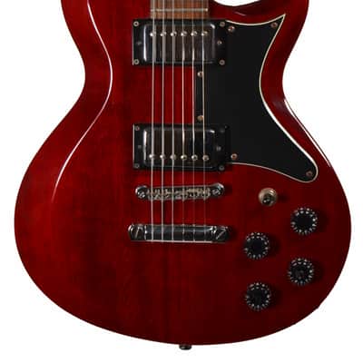 Washburn WI-64 Solid Body Electric Guitar – Used - Transparent Red Gloss image 2