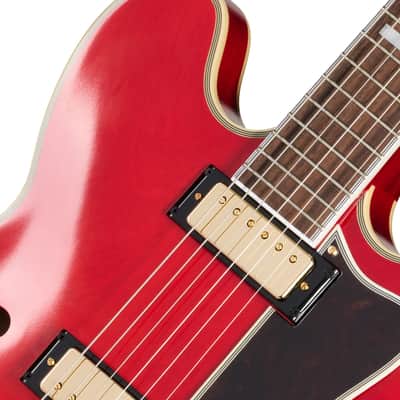 Epiphone Masterbilt Gem Archer Sheraton Electric Guitar - Cherry Red image 7