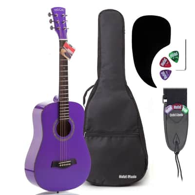 Acoustic Guitar - Junior Series Bundle Pack, 3/4 Size 36" - Light Blue image 9