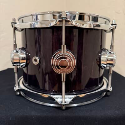 DW Collector's Series 333 Pure Maple 6x8 Rack Tom in Ebony Stain Gloss Lacquer with Chrome Hardware (Rm4) image 5