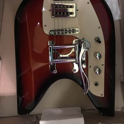 Eko Rock VI Reissue Brown Sunburst no case image 3