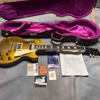 1996 Gibson Custom Shop LPR-7 1957 Les Paul Standard Reissue Goldtop w/OHSC image 18