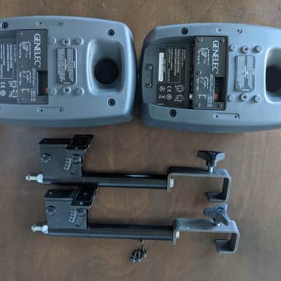 Genelec 8030A 5" Powered Nearfield Studio Monitor (Pair) + Genelec Hanging Wall Mounts image 2