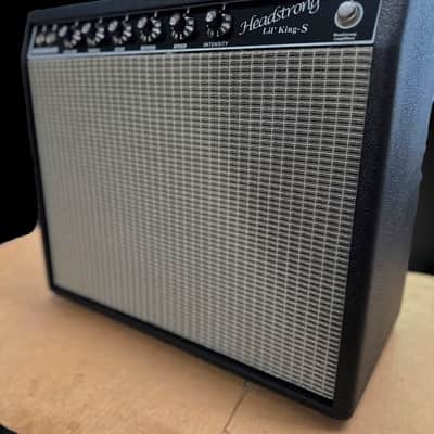 Headstrong Lil’ King S - 25W w/ 6l6’s - Black-Silver cloth 12” GA-SC30. NEW, (Authorized Dealer) image 1