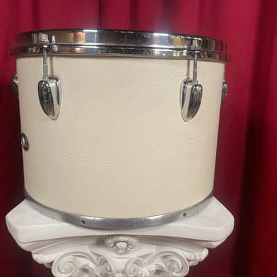 1975 Slingerland Sound King 9x13 Concert Tom Classic White Cordova Leatherette Wrap 13x9 image 3