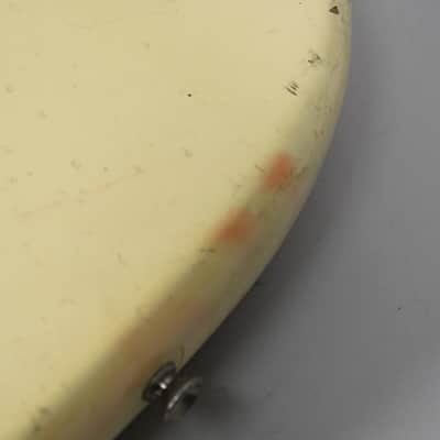 1974 Fender Musicmaster Shortscale Bass Olympic White w/OHSC image 21