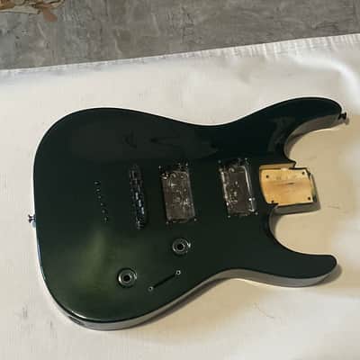 2007 Japan Jackson DKMGT Dinky Arched Top Forest Metallic Green Guitar Body Hard Tail