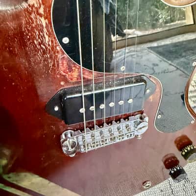 Gibson SG Junior 1964 - matte brown with gold stripes image 9
