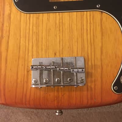 MJT Precision Bass Almost Fully Loaded Body(Road Worn) 2020 Faded Honey Burst(Nitro) image 4