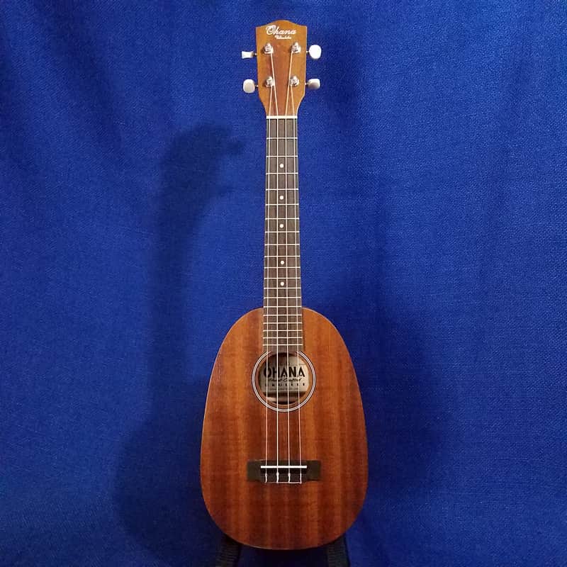 Ohana PK-10 Mahogany Pineapple Soprano Ukulele image 1