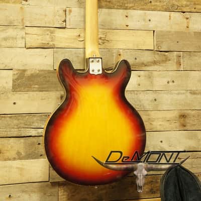 Kimberly VIP6 Tombo Vintage MIJ Japanese Electric Guitar - Restored - w/ hard case image 6