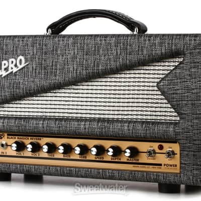 Supro 1696RTH Black Magick Reverb 25-watt Class A Tube Head (BlackMagickRHd2) image 4