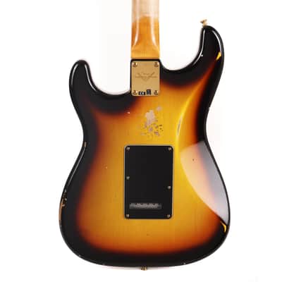 Fender Custom Shop  Stevie Ray Vaughan Signature Stratocaster Relic 3-Tone Sunburst image 6