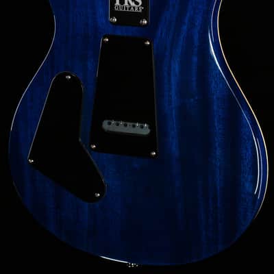 PRS CE 24 Willcutt Exclusive Run Faded Gray Black Blue Burst w/ Blue Back (437) image 2