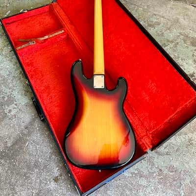LEFTY! -Greco Brazen Picker P bass 1980 - Sunburst original vintage MIJ Matsumoku left handed precision LH image 12