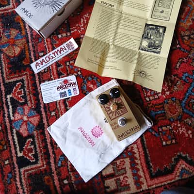 Analogman Sun Face Unmarked 2N Germanium Fuzz with Sun Dial Knob image 2