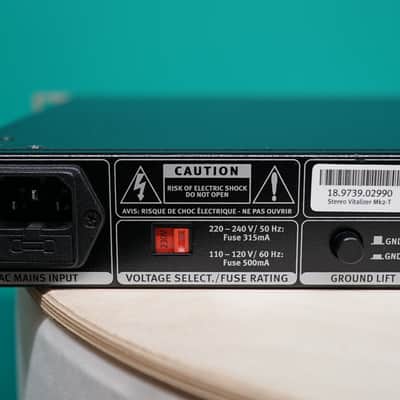 SPL 9739 Vitalizer MK2-T Tube Signal Processor 1999 - Present - Gold image 9