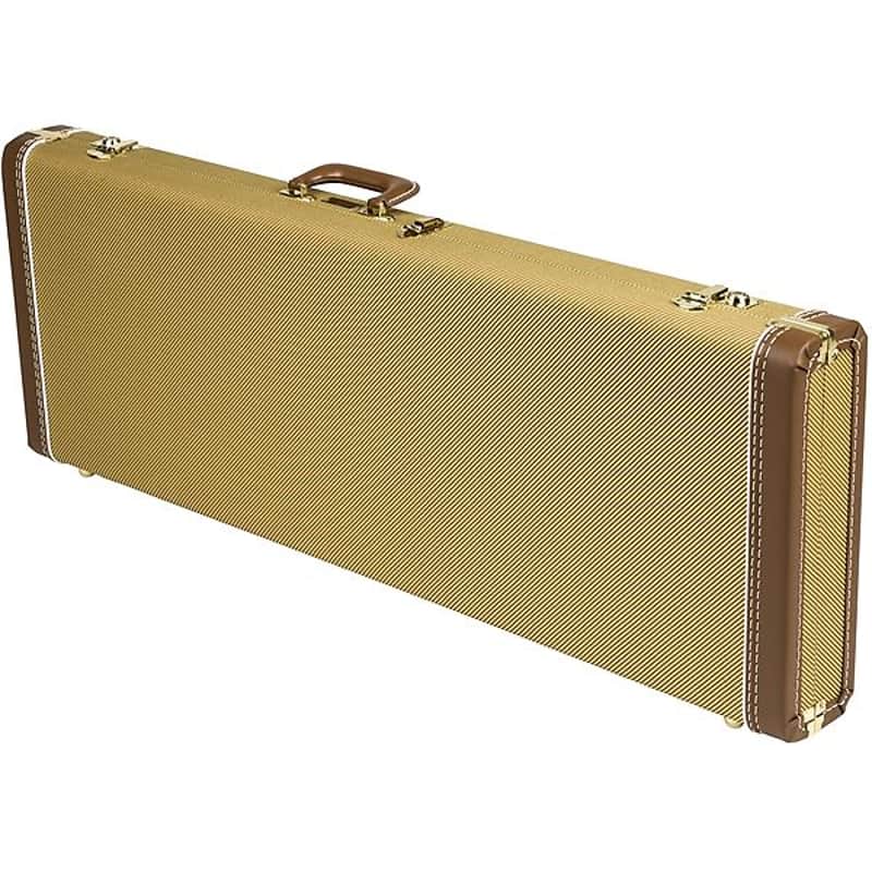 Fender G&G Deluxe Strat/Tele Hardshell Case, Tweed with Red Poodle Plush Interior 2016 image 4