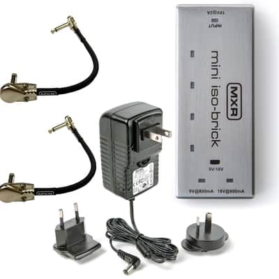 MXR M239 MINI ISO-BRICK Power Supply 4-9V Outputs & 1 Switchable 9V/18V Output ( 2 MXR PATCH CABLES) image 1