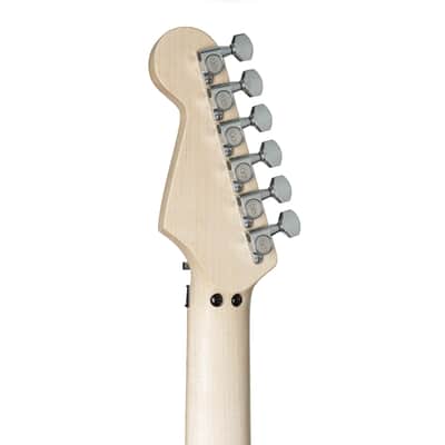 EVH Striped Series WBS White/Black Stripes - Electric Guitar image 4