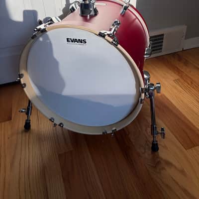 Pearl Midtown Bass Drum 16 x 14 - Matte Red image 5