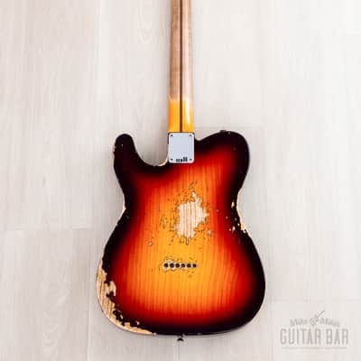 Fender Custom Shop 1952 Telecaster Heavy Relic Big U Neck Sunburst w/ '51 Nocaster Pickups image 3