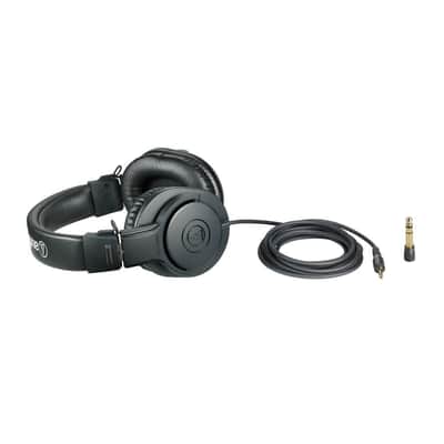 Audio-Technica ATH-M20X Closed Back Studio Headphones - Black image 3