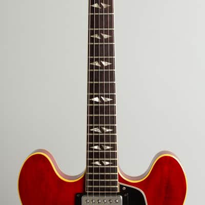 Gibson  Trini Lopez Standard Semi-Hollow Body Electric Guitar (1967), ser. #330204, original black hard shell case. image 8