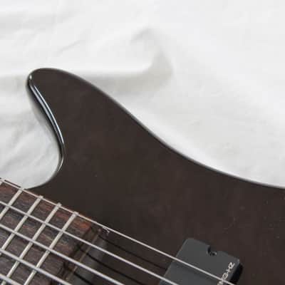 Spector Professional Series Rex Brown 5 Signature 5 String Electric Bass Transparent Black Quilt image 7