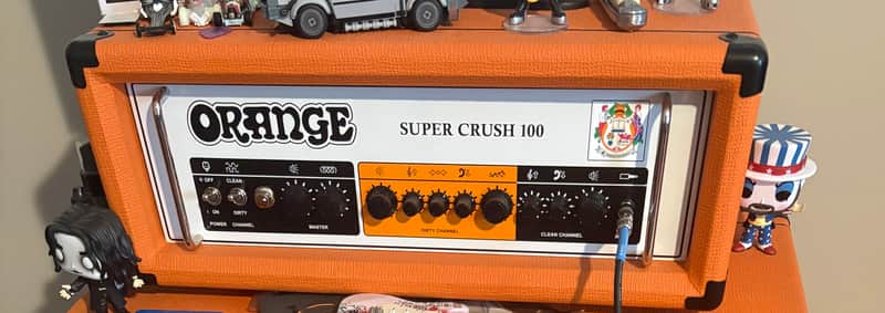 Orange Super Crush 100 2-Channel 100-Watt Guitar Amp Head 2021 - Present - Black image 1