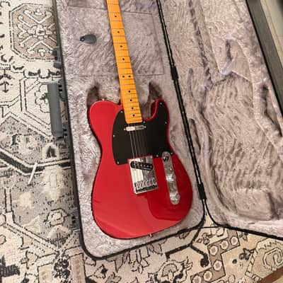 Fender American Ultra II Telecaster with Maple Fretboard 2024 - Present - Sinister Red image 1