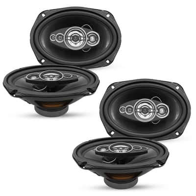 5Core 6x9 Car Speaker 800W 4Pcs 4Ohm 4 Way Coaxial Speaker Audio w Super Tweeter Universal Fit image 2