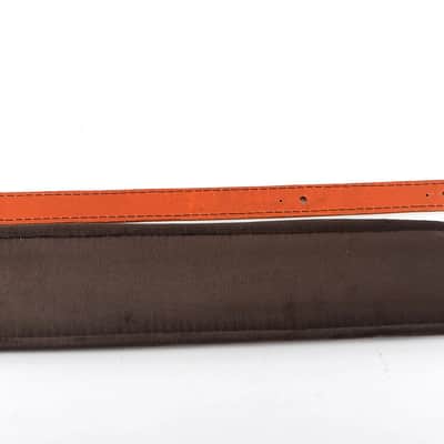 Comfortable and Adjustable Guitar strap - 100% Genuine Cowhide Leather - Petrof – Top Quality – light brown color - hand made - Free Shipping image 2