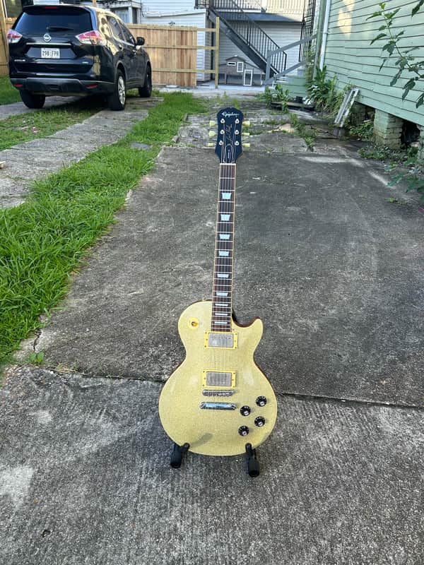 Epiphone Les Paul Standard 1990s - Silver Flake Sparkle image 1